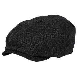 детска,шапка,всички,шапки,superdry,baker,boy,cap,black,(dark,grey,herringbone)