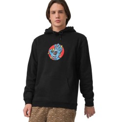 Суичър Santa cruz Hand dot front hoodie - Black (Black) суичър,мъжки,пуловери,santa,cruz,hand,dot,front,hoodie,black,(black)