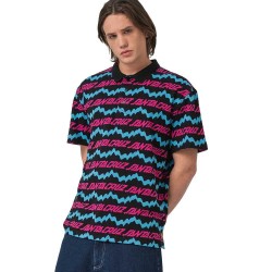 мъжки,блузи,с,яка,santa,cruz,slime,drip,short,sleeve,polo,black,(black)