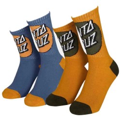 юношески,чорапи,детски,чорапи,santa,cruz,youth,oversize,other,dot,crew,socks,2,pairs,orange,blue,(wheat,&,heritage,blue)