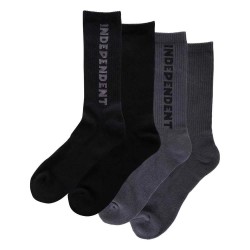 чорапи,мъжки,чорапи,independent,baseline,crew,socks,2,pairs,black,grey,(black,charcoal)