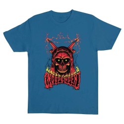 Тениска Independent Sacrificial span short sleeve T-shirt - Blue (Indigo) тениска,мъжки,тениски,дамски,тениски,independent,sacrificial,span,short,sleeve,t,shirt,blue,(indigo)