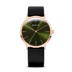 часовник,часовници,bering,13436,469,quartz,3,atm,36,mm,watch,golden,(golden,black,green)