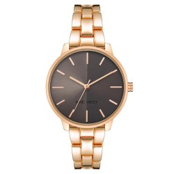 часовник,часовници,nine,west,nw,2682gyrg,quartz,34,mm,watch,golden,(pink,pink,grey)