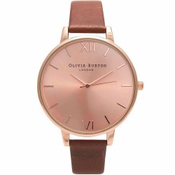 часовник,часовници,olivia,burton,ob13bd10,quartz,38,mm,woman,watch,brown,(pink,brown,pink)