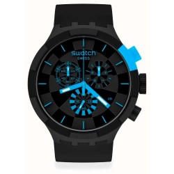 часовник,часовници,swatch,sb02b401,quartz,3,atm,47,mm,watch,black,(black,black,black)