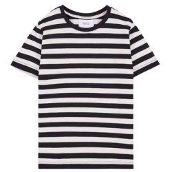Тениска Makia Verkstad short sleeve T-shirt - Black / Off White тениска,детски,тениски,makia,verkstad,short,sleeve,t,shirt,black,off,white