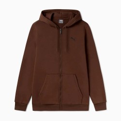 блуза,мъжки,пуловери,puma,ess+,graphic,full,zip,sweatshirt,espresso,brown