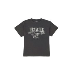 тениска,дамски,тениски,wrangler,girlfriend,short,sleeve,t,shirt,black,(faded,black)