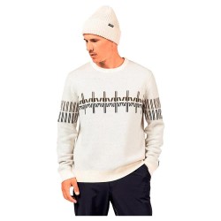 блуза,мъжки,пуловери,rossignol,patterned,cn,sweater,white,(nature,white)