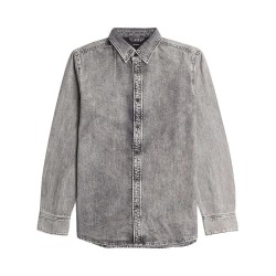 Риза с дълъг ръкав G-Star Clean long sleeve shirt - Grey (Sun Faded Graphite Grey) риза,с,дълъг,ръкав,мъжки,ризи,g,star,clean,long,sleeve,shirt,grey,(sun,faded,graphite,grey)