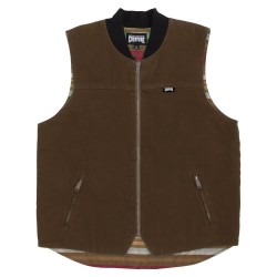 Елек Creature Work bonehead flame vest - Brown (Brown) елек,мъжки,жилетки,creature,work,bonehead,flame,vest,brown,(brown)