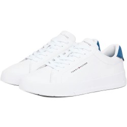 Маратонки Tommy hilfiger FM0FM05367 trainers - White (White / Agean Sea) маратонки,мъжки,маратонки,дамски,маратонки,tommy,hilfiger,fm0fm05367,trainers,white,(white,agean,sea)