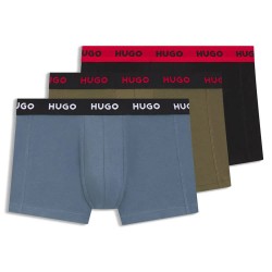 Боксерки HUGO 50532611 Trunk boxers 3 units - Multicolor (Open Miscellaneous 974) боксерки,мъжко,бельо,hugo,50532611,trunk,boxers,3,units,multicolor,(open,miscellaneous,974)