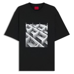 тениска,мъжки,тениски,дамски,тениски,hugo,dodger,10266462,t,shirt,black,(black)