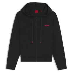 Блуза HUGO 10262204 full zip sweatshirt - Black (Black) блуза,дамски,блузи,hugo,10262204,full,zip,sweatshirt,black,(black)