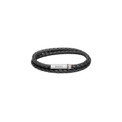 бижутерия,boss,1580489m,bracelet,black,silver