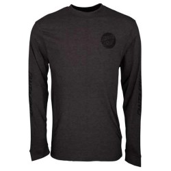 Тениска Santa cruz Contra dot mono long sleeve T-shirt - Black (Charcoal Heather) тениска,мъжки,тениски,дамски,тениски,santa,cruz,contra,dot,mono,long,sleeve,t,shirt,black,(charcoal,heather)
