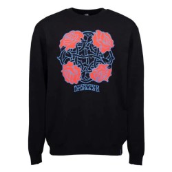 блуза,мъжки,пуловери,santa,cruz,crew,dressen,roses,knit,sweater,black,(black)