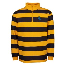 блуза,мъжки,пуловери,santa,cruz,crew,mini,screaming,hand,half,zip,sweatshirt,yellow,(mustard)