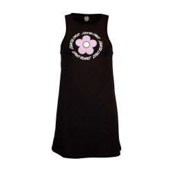 рокля,дамски,поли,и,рокли,santa,cruz,daisy,ring,dot,sleeveless,dress,black,(black)