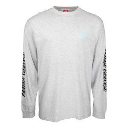 Тениска Santa cruz Ermsy twisted hand long sleeve T-shirt - Grey (Athletic Heather) тениска,мъжки,тениски,дамски,тениски,santa,cruz,ermsy,twisted,hand,long,sleeve,t,shirt,grey,(athletic,heather)