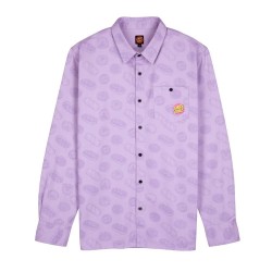 риза,с,дълъг,ръкав,мъжки,ризи,santa,cruz,mccoy,donut,dog,long,sleeve,shirt,purple,(digital,lavender)
