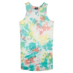 рокля,дамски,поли,и,рокли,santa,cruz,mfg,dot,dress,multicolor,(coral,jade,tie,dye)