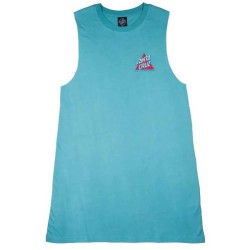 Рокля Santa cruz Not a dot sleeveless dress - Blue (Mineral Blue) рокля,дамски,поли,и,рокли,santa,cruz,not,a,dot,sleeveless,dress,blue,(mineral,blue)
