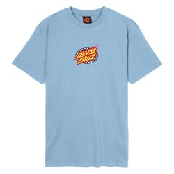 Тениска Santa cruz Oval check flame front short sleeve T-shirt - Blue (Dark Rust) тениска,мъжки,тениски,дамски,тениски,santa,cruz,oval,check,flame,front,short,sleeve,t,shirt,blue,(dark,rust)