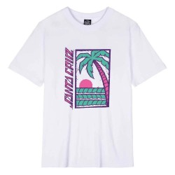 Тениска Santa cruz Palm strip short sleeve T-shirt - White (White) тениска,мъжки,тениски,дамски,тениски,santa,cruz,palm,strip,short,sleeve,t,shirt,white,(white)