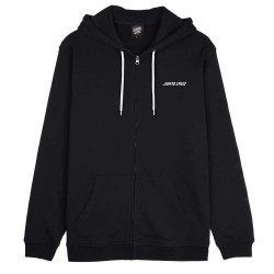 блуза,мъжки,пуловери,santa,cruz,screaming,flash,full,zip,sweatshirt,black,(black)