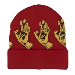 шапка,всички,шапки,santa,cruz,screaming,line,up,beanie,red,(astro,dust)
