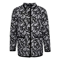 яке,мъжки,якета,дамски,якета,и,палта,santa,cruz,screaming,paisley,jacket,black,(black,white)