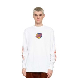 Тениска Santa cruz Shark trip long sleeve T-shirt - White (White) тениска,мъжки,тениски,дамски,тениски,santa,cruz,shark,trip,long,sleeve,t,shirt,white,(white)