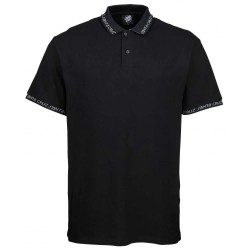 Santa cruz Undercover short sleeve polo - Black (Black) дамски,блузи,с,яка,мъжки,блузи,с,яка,santa,cruz,undercover,short,sleeve,polo,black,(black)