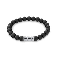 бижутерия,calvin,klein,35000104,bracelet,black,silver
