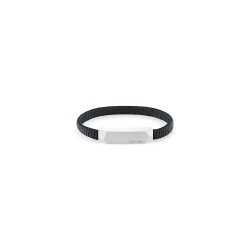 бижутерия,calvin,klein,magnify,bracelet,black,silver
