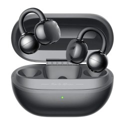 слушалки,слушалки,soundpeats,pop,clip,wireless,earphones,black