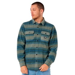риза,с,дълъг,ръкав,мъжки,ризи,rip,curl,fun,times,polar,fleece,long,sleeve,shirt,green,blue,(cactus,green)