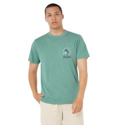 Тениска Rip curl Mod Cali Sunset short sleeve T-shirt - Green (Blue Slate) тениска,мъжки,тениски,rip,curl,mod,cali,sunset,short,sleeve,t,shirt,green,(blue,slate)