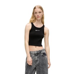 дънки,дамски,топове,karl,lagerfeld,jeans,b1w18024,sleeveless,top,black,(black)