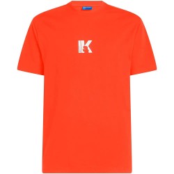 тениска,мъжки,тениски,дамски,тениски,karl,lagerfeld,jeans,a1m17044,short,sleeve,t,shirt,orange,(grenadine)