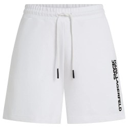 дънки,мъжки,панталони,дамски,панталони,karl,lagerfeld,jeans,text,logo,sweat,shorts,white,(white)