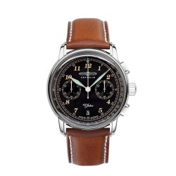 часовник,часовници,zeppelin,7674,3,watch,silver,(brown,black)