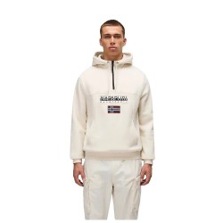 суичър,мъжки,пуловери,napapijri,burgee,2.0,hoodie,beige,(beige,dimity)