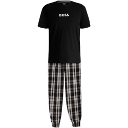 пижама,мъжки,пижами,boss,easy,short,sleeve,pyjama,black,(black)