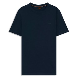 Тениска BOSS Tegood 10240843 ORANGE short sleeve T-shirt - Blue (Open Blue) тениска,мъжки,тениски,дамски,тениски,boss,tegood,10240843,orange,short,sleeve,t,shirt,blue,(open,blue)
