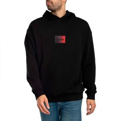 Суичър HUGO Dano 10266045 hoodie - Black (Black) суичър,мъжки,пуловери,hugo,dano,10266045,hoodie,black,(black)