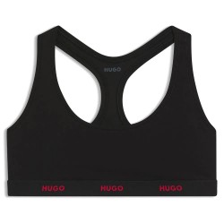 Бюстие HUGO Id 10277475 Bralette bra - Black (Black) бюстие,дамско,бельо,дамски,бикини,и,танкини,hugo,id,10277475,bralette,bra,black,(black)